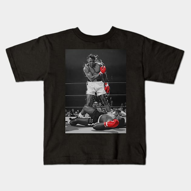 Muhammad Ali Kids T-Shirt by MrBones